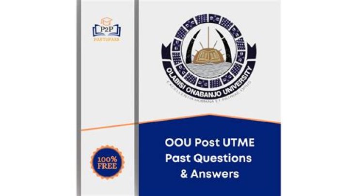Download OOU Post UTME Past Questions PDF - Free Access