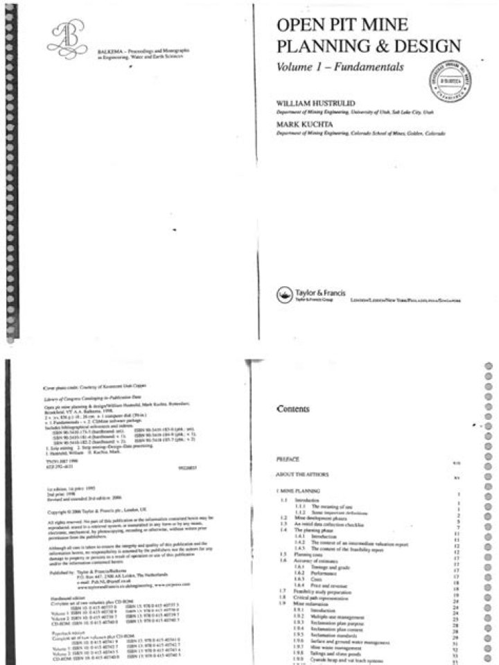 Open Pit Mine Planning and Design Hustrulid PDF Guide