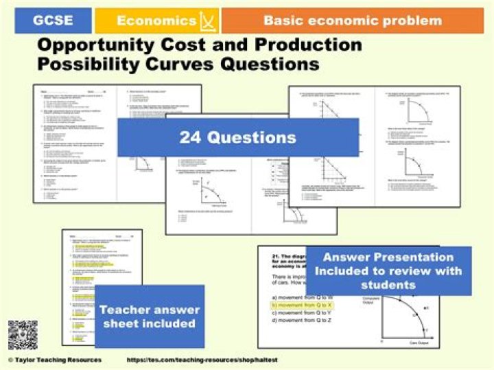 Opportunity Cost Questions and Answers PDF: Master Key Economic Concepts