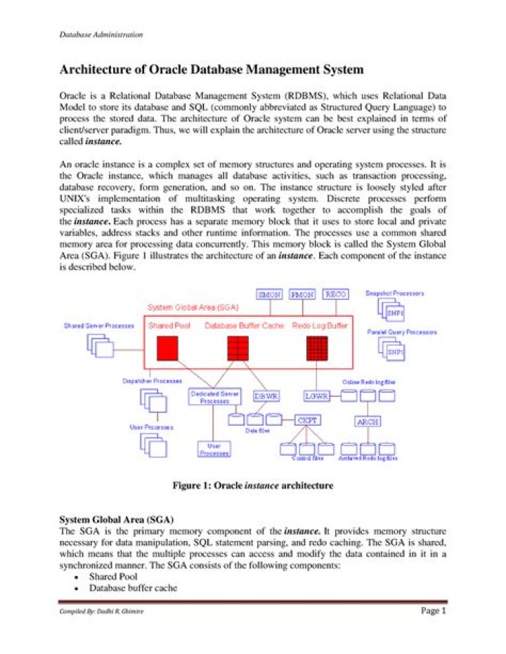 Oracle Database Management System PDF: Expert Guide & Tutorials
