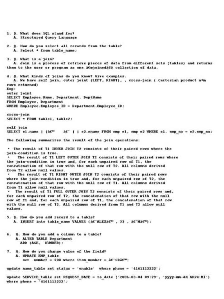 Oracle Interview Questions PDF: Essential Topics & Top 2024 Practice Questions