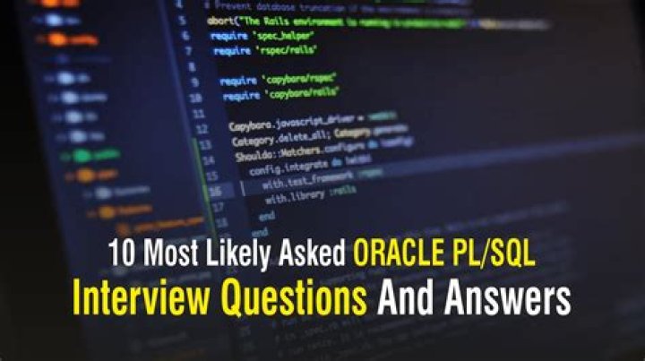Oracle PL/SQL Interview Questions and Answers PDF Guide