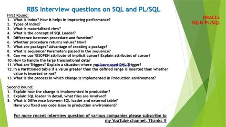 Oracle SQL Developer Interview Questions and Answers PDF
