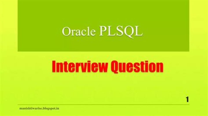 Oracle SQL and PL/SQL Interview Questions & Answers PDF – Expert Guide