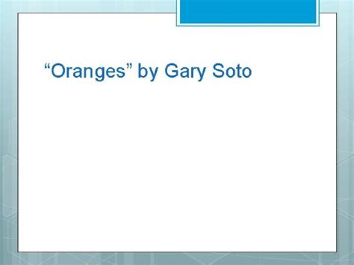 Exploring 'Oranges' by Gary Soto: The Poignant Questions Behind the Poem