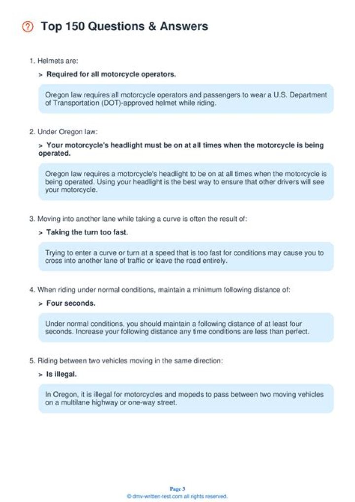 Oregon ATV Test Answers PDF – Complete Guide & Passing Tips