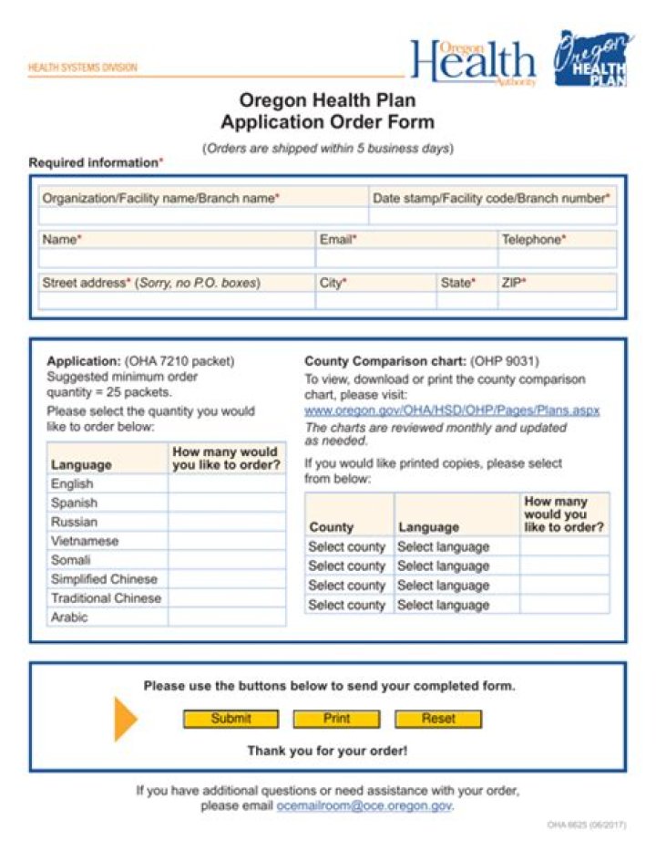 Oregon Health Plan Application PDF – Complete Guide & Download