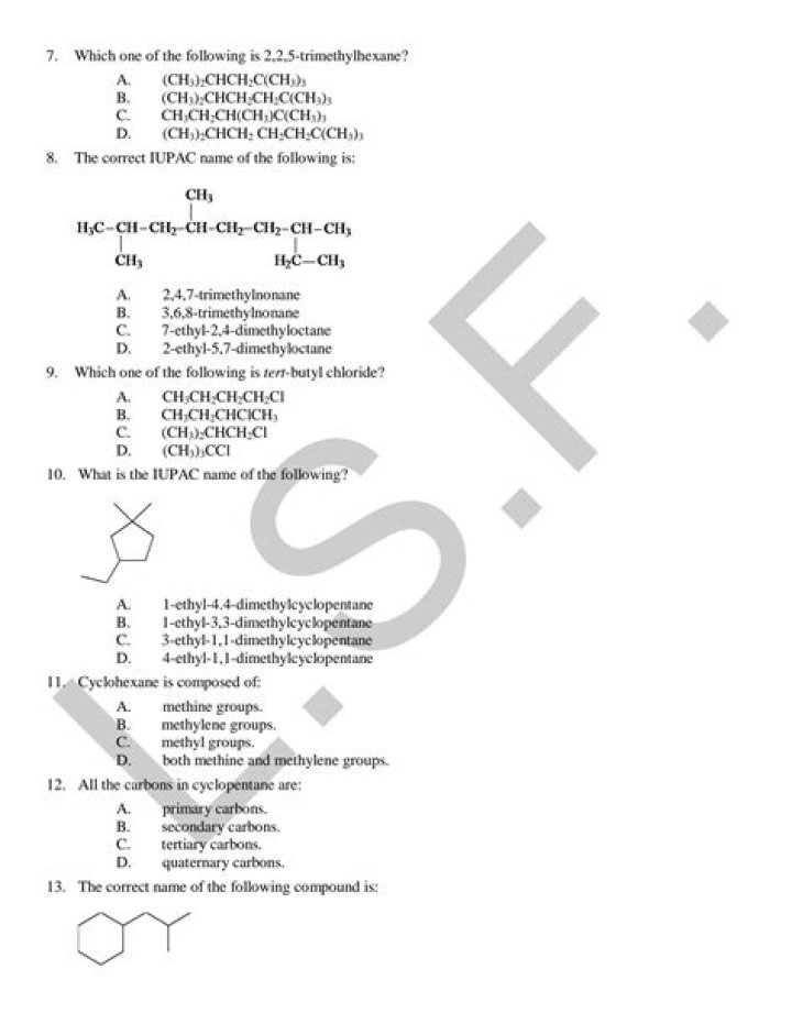 Free Organic Chemistry Exam Questions & Answers PDF – Instant Download