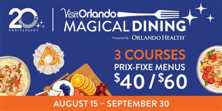 Orlando Magical Dining Restaurants List with Prices PDF
