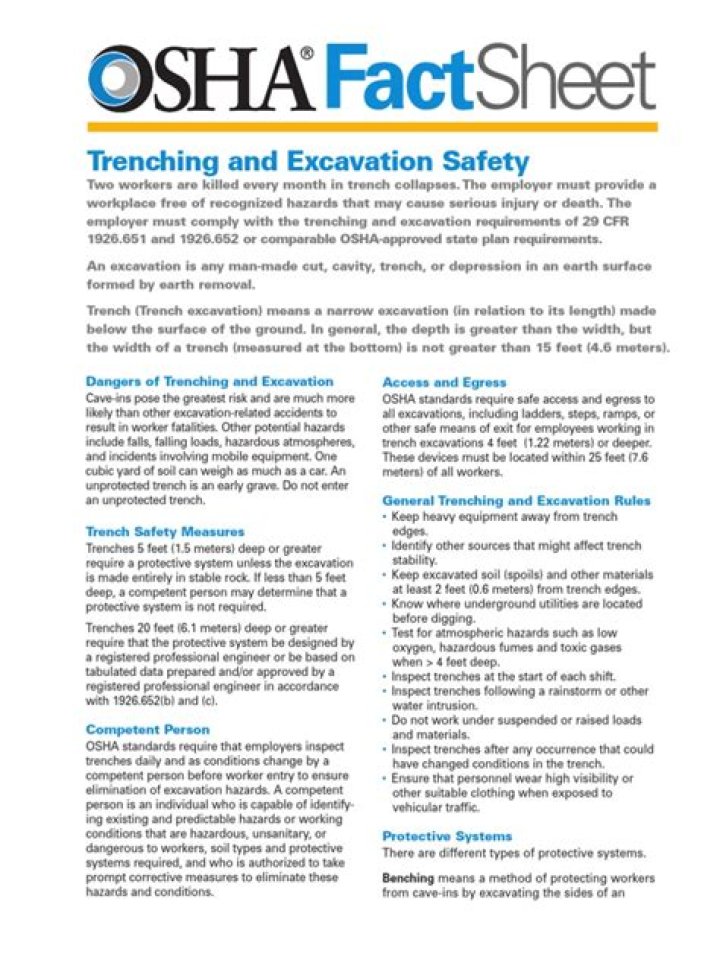 Osha Fact Sheet PDF: Essential Workplace Safety Guidelines