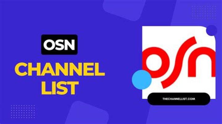 OSN Channel List PDF – Download Official Channel Directory