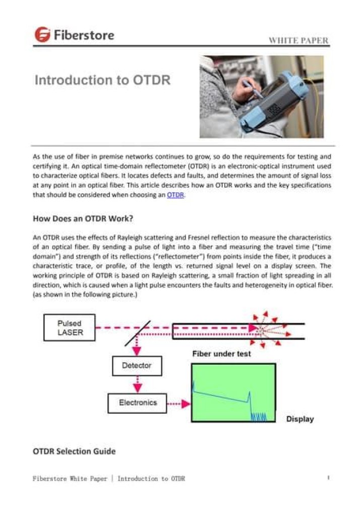 OTDR Testing PDF Guide: Essential Troubleshooting & Results