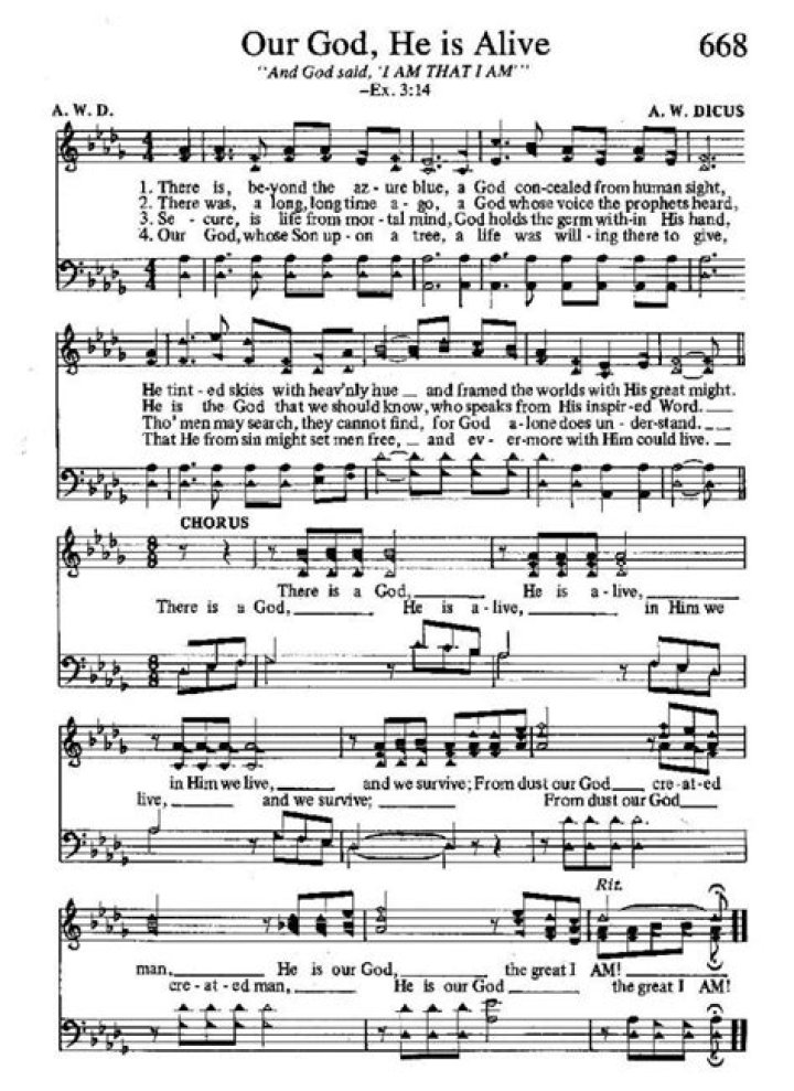 Our God Is Alive Sheet Music PDF – Download Now