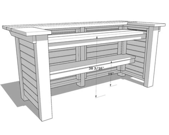 DIY Outdoor Bar Plans PDF – Easy Summer Entertaining Blueprint