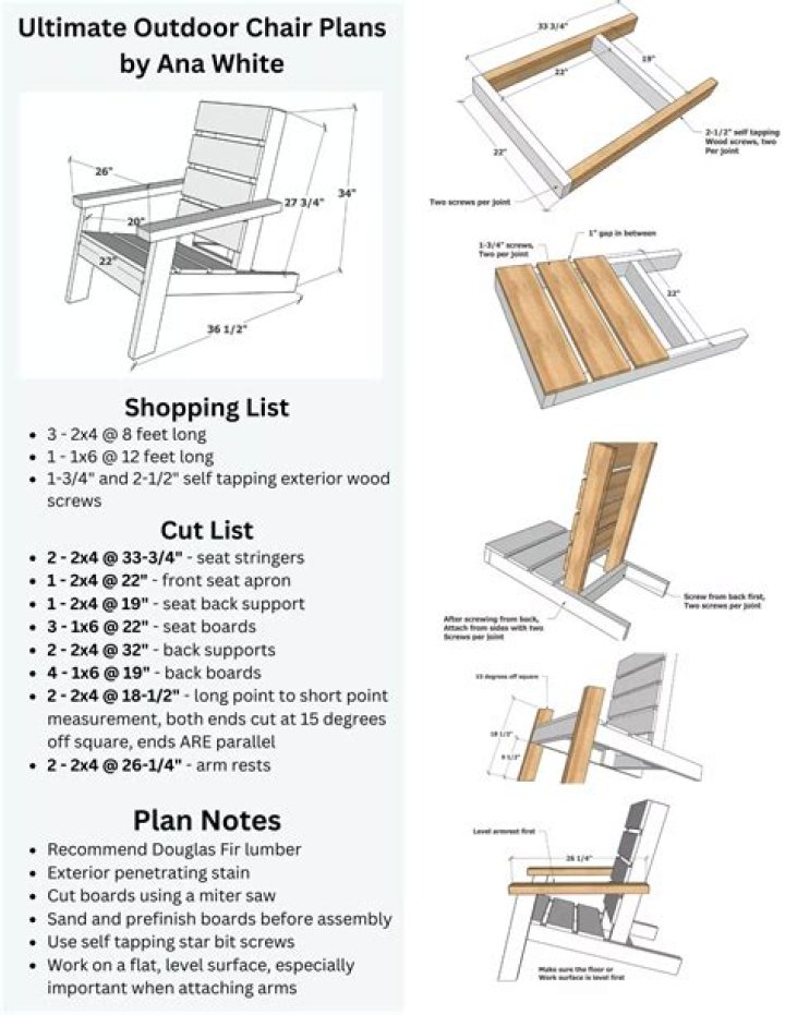 Outdoor Furniture Plans Free PDF – Build Your Perfect Backyard Setup