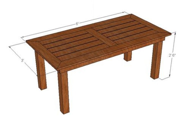 Outdoor Table Plans PDF – Easy DIY Outdoor Dining Setups