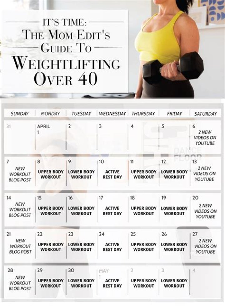 Over 40 Workout Plan for Women at the Gym – Free PDF Guide