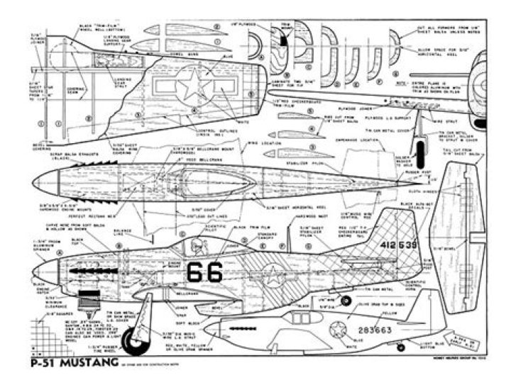 P 51 Mustang Plans PDF – Full Construction & Customization Blueprints