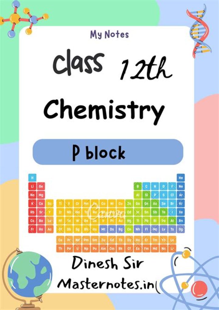 P Block Elements Class 12 Important Questions PDF – Crack NCERT