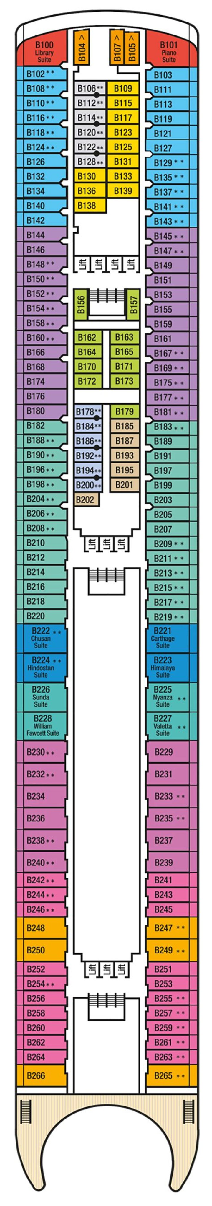 P&O Aurora Deck Plan PDF – Download Your Complete Cruise Itinerary