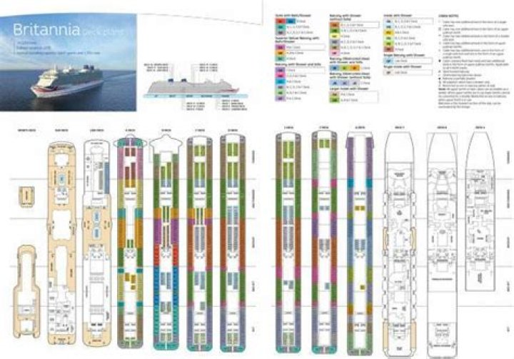 P&O Britannia Deck Plan 2024 PDF – Download 2024 Cruise Itinerary