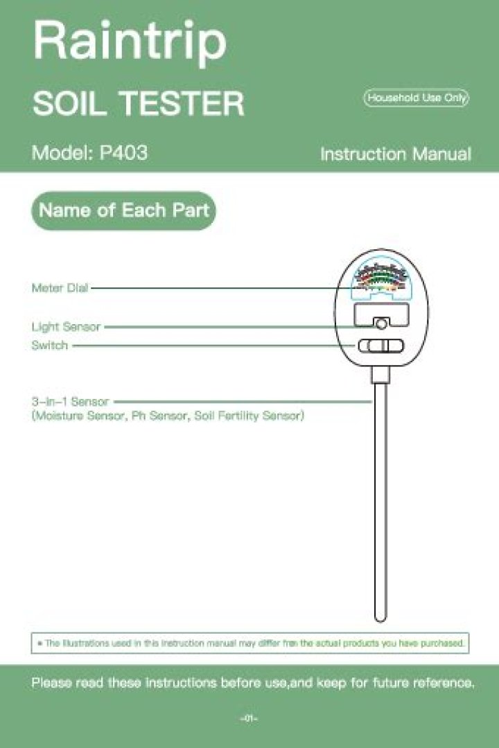 P403 Soil Tester Manual PDF – Easy-to-Follow Guide