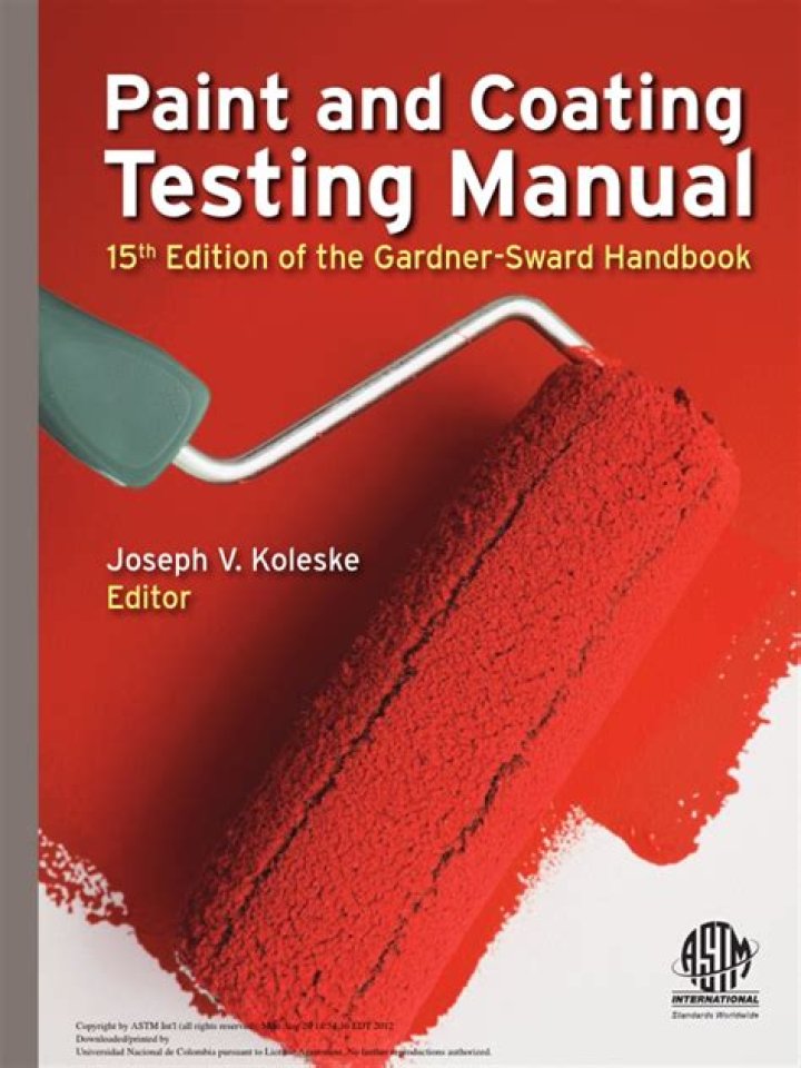 Official Paint & Coating Testing Manual PDF – Expert Guidelines