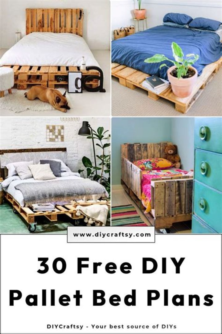 Pallet Bed Plans PDF: Build Your Rustic DIY Bed for Less