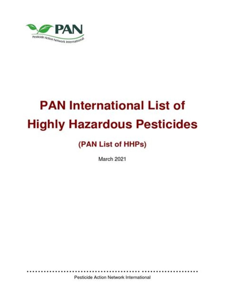 Pan International List of Highly Hazardous Pesticides 2023 – Comprehensive PDF Guide