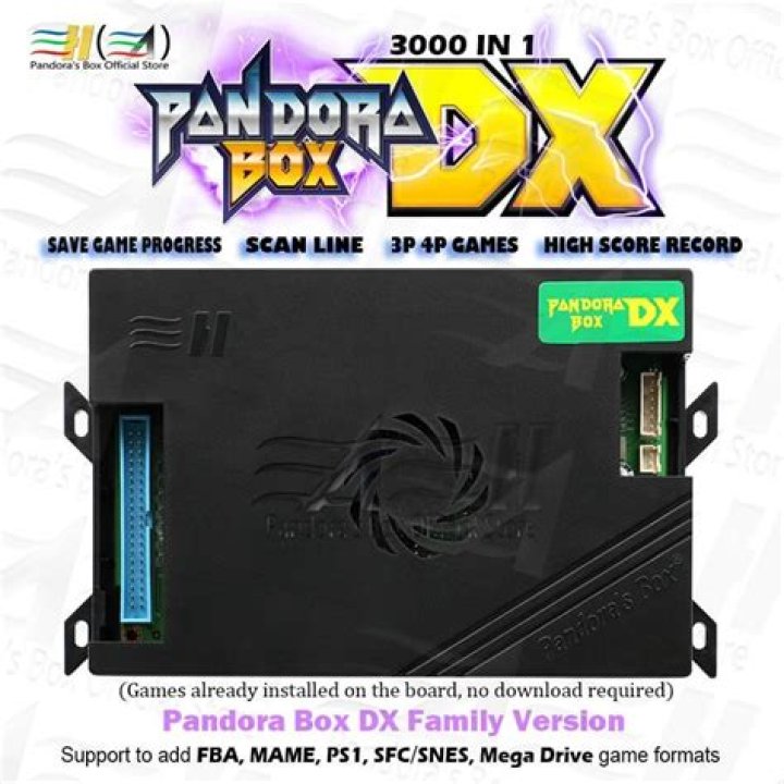 Pandora Box DX Game List & PDF: Complete Playlist & Release Guide