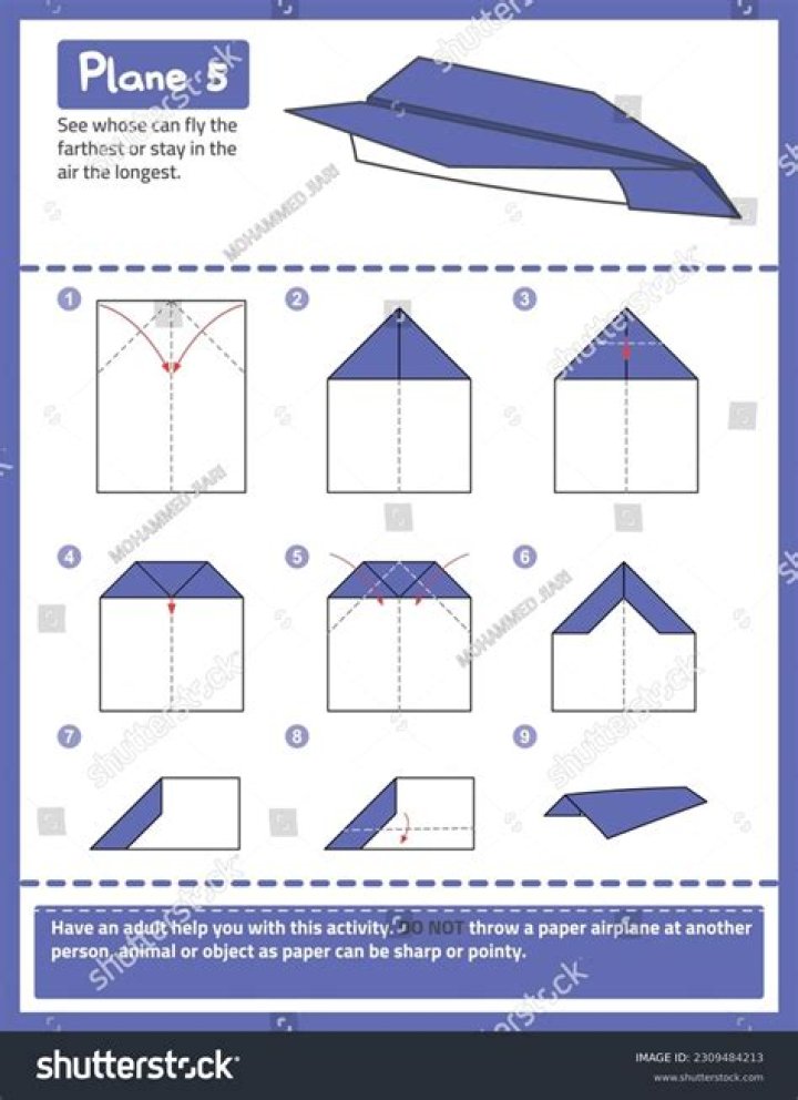 Easy Paper Plane Folding Instructions PDF – Step-by-Step