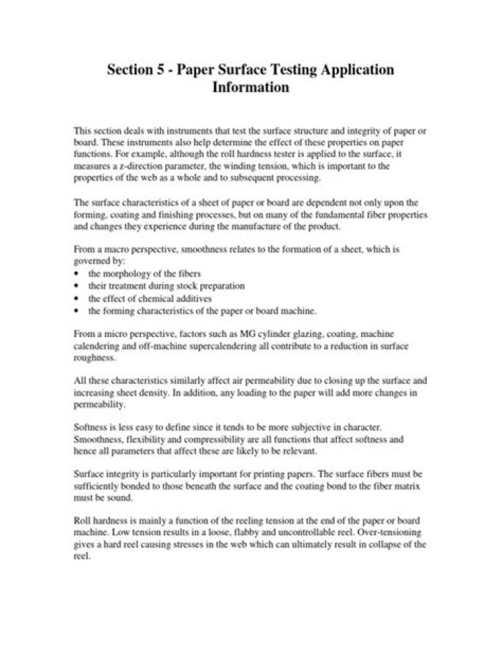 Essential Paper Testing Methods PDF: Accurate Quality & Durability Testing