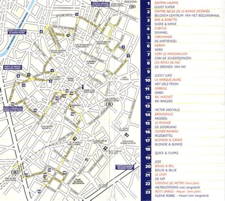 Parcours BD Bruxelles Plan PDF – Route Details & Navigation Guide