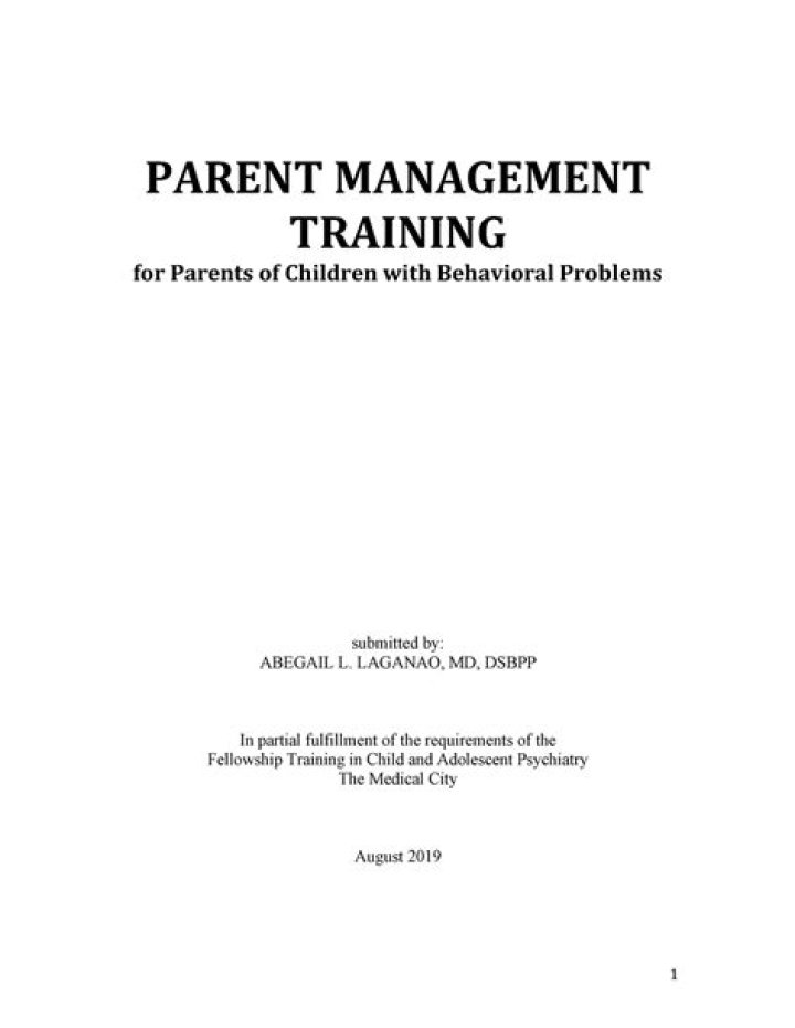Parent Management Training Handouts PDF: Essential Tools for Effective Parenting