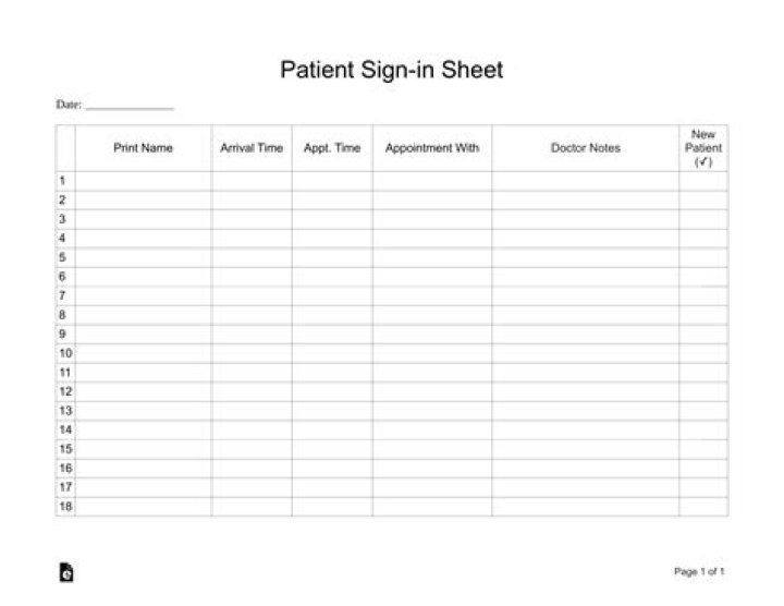 Download Patient Sign-In Sheets PDF – Fast, Secure Digital Check-In