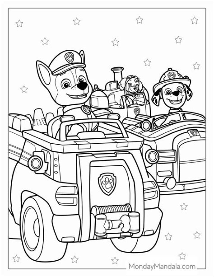 Free Paw Patrol Coloring Sheets PDF for Kids
