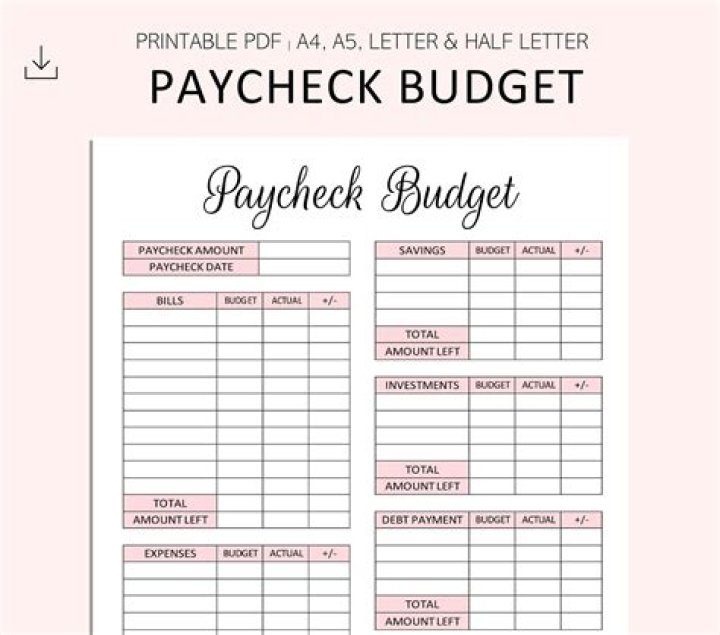 Free Paycheck Worksheet PDF for Easy Salary Tracking