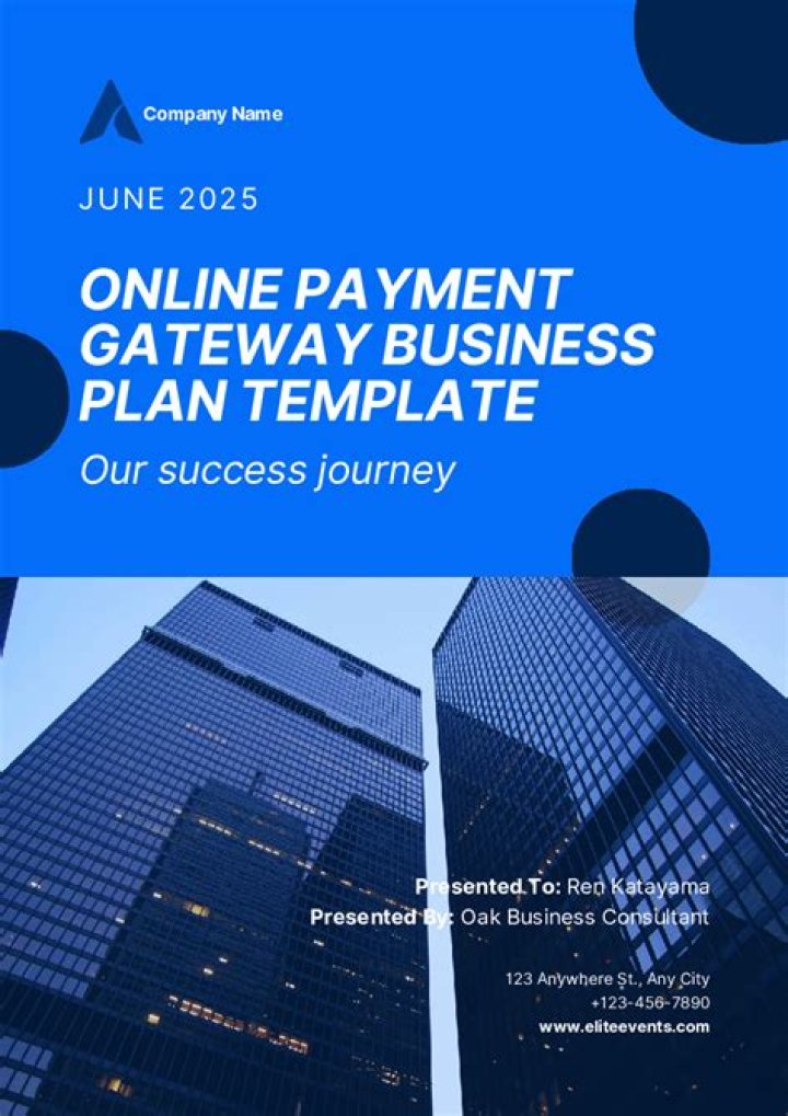 Launch Your Payment Gateway Business with This Complete Business Plan PDF