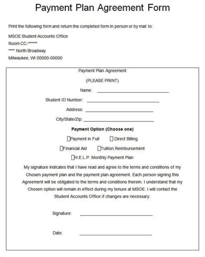Payment Plan Agreement PDF: Free Template & Legal Guidance