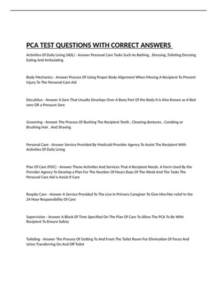 PCA Questions and Answers PDF – Expert Study Guide