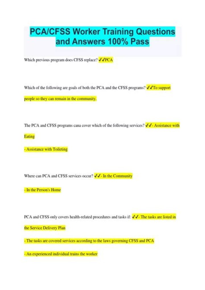 Free PCA Test Answer Key PDF – Download Now
