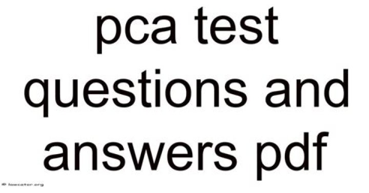 PCA Test Questions & Answers PDF: Master Factor Analysis with Practice