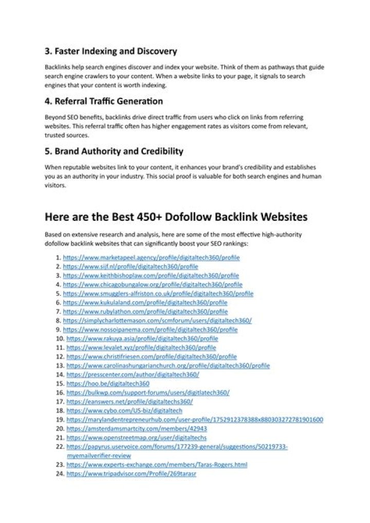 Top PDF Backlink Site List 2024: Free High-Quality Sites