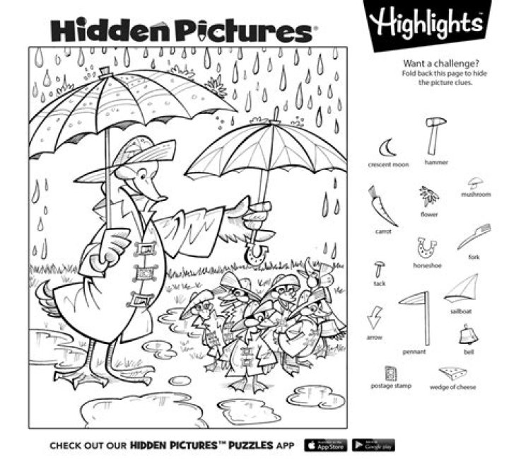 Free Printable Hidden Pictures PDF Worksheets for Kids
