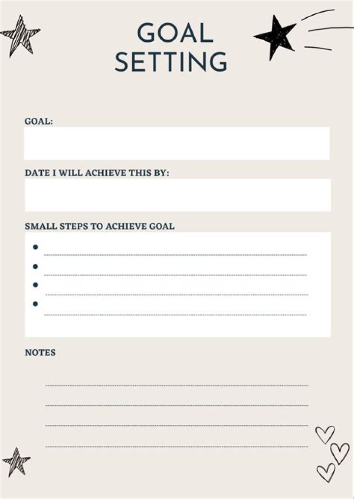Free PDF Goal Setting Worksheet: Step-by-Step Templates