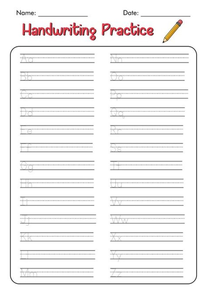 Free PDF Handwriting Practice Sheets for Better Penmanship