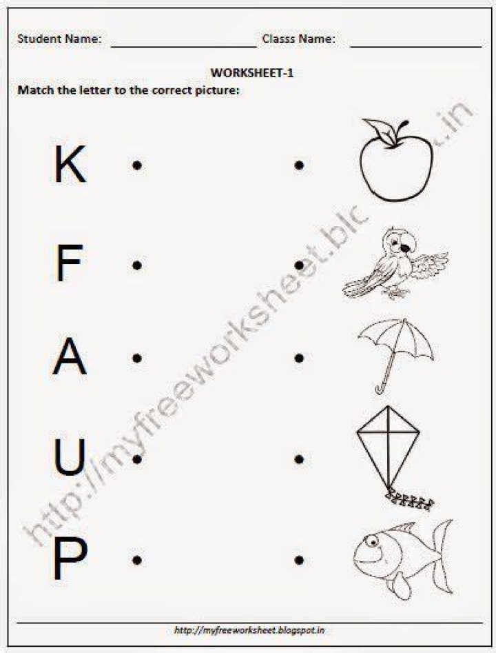 Free PDF Nursery Worksheets for Early Learning