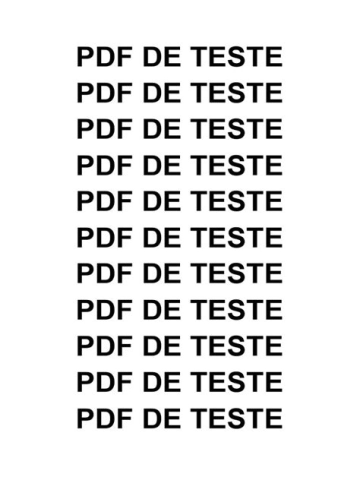 Free PDF Teste: Quick Evaluation Tool