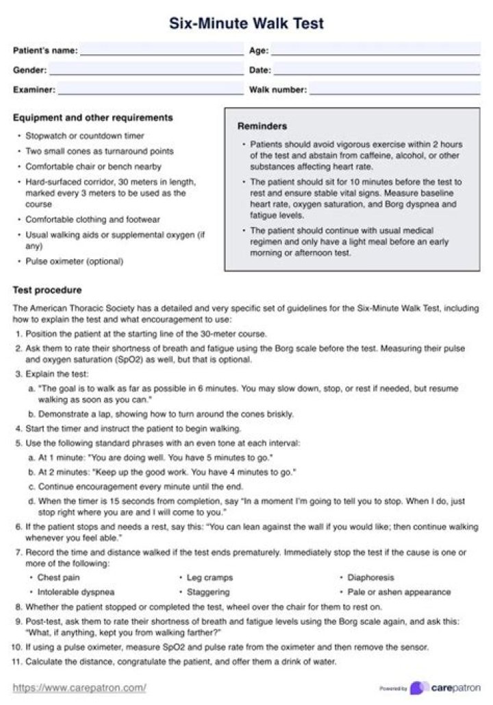 Pediatric 6-Minute Walk Test PDF: Assessment Tool for Child Mobility