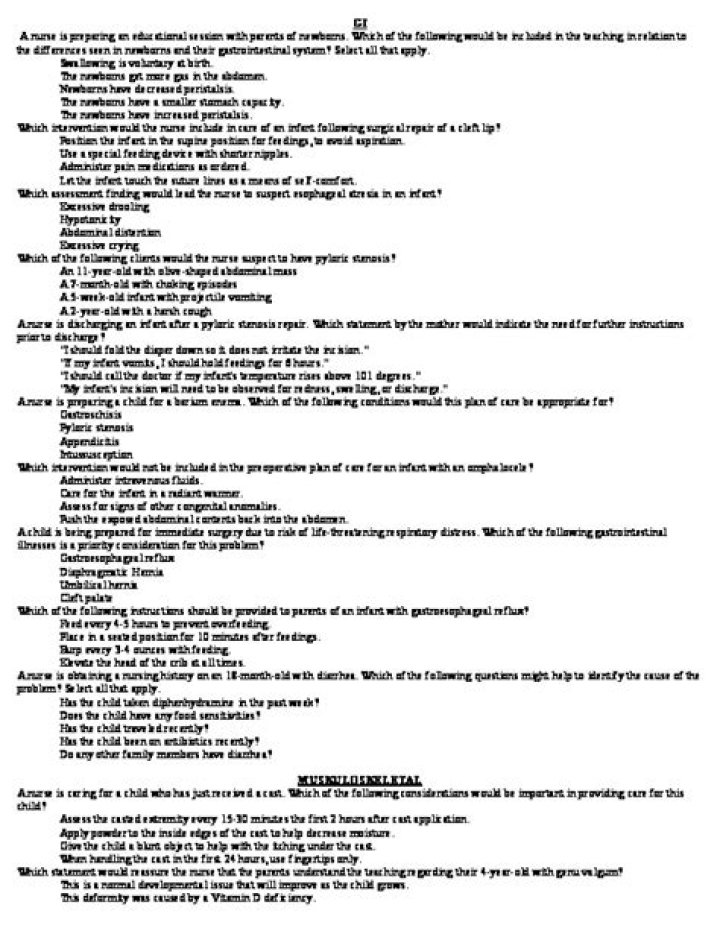Pediatric NCLEX Questions PDF: Master Exam Prep